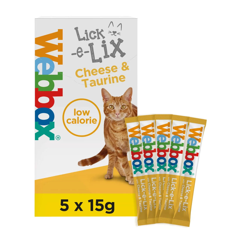 Webbox Lick E Lix Cheese & Taurine