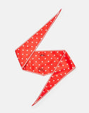 JOULES RED 'HELLO' POLKA DOT NECKERCHIEF