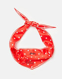 JOULES RED 'HELLO' POLKA DOT NECKERCHIEF