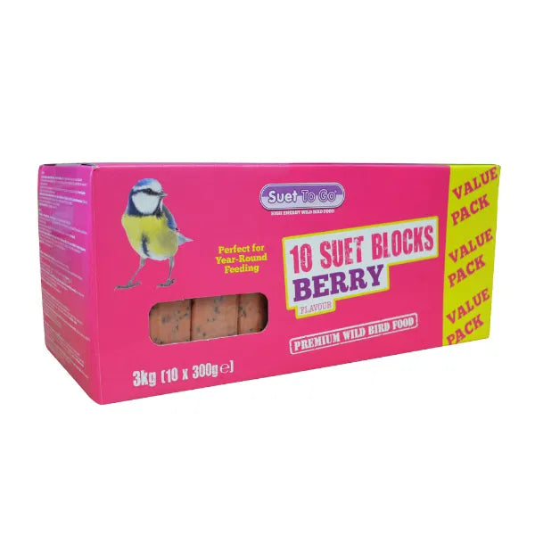 Suet to Go Block Berry Value Box 10x280g