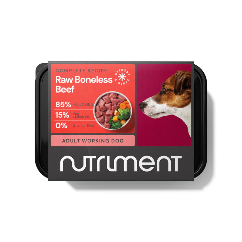Nutriment Dog Frozen Boneless Beef 500g