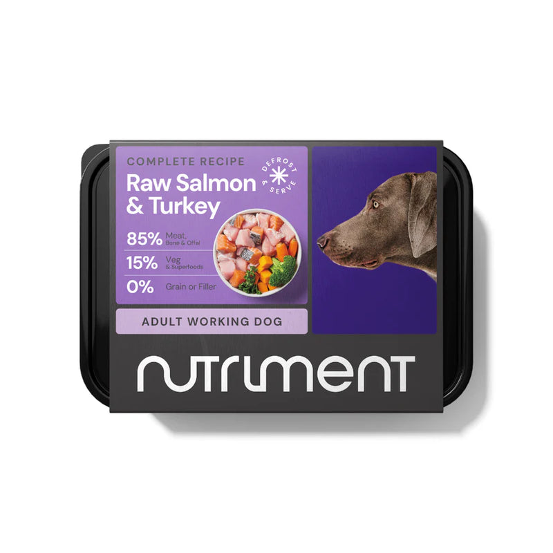 Nutriment Dog Raw Salmon & Turkey 500g