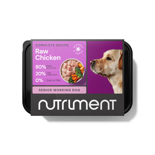 Nutriment Dog Senior Raw Chicken 500g