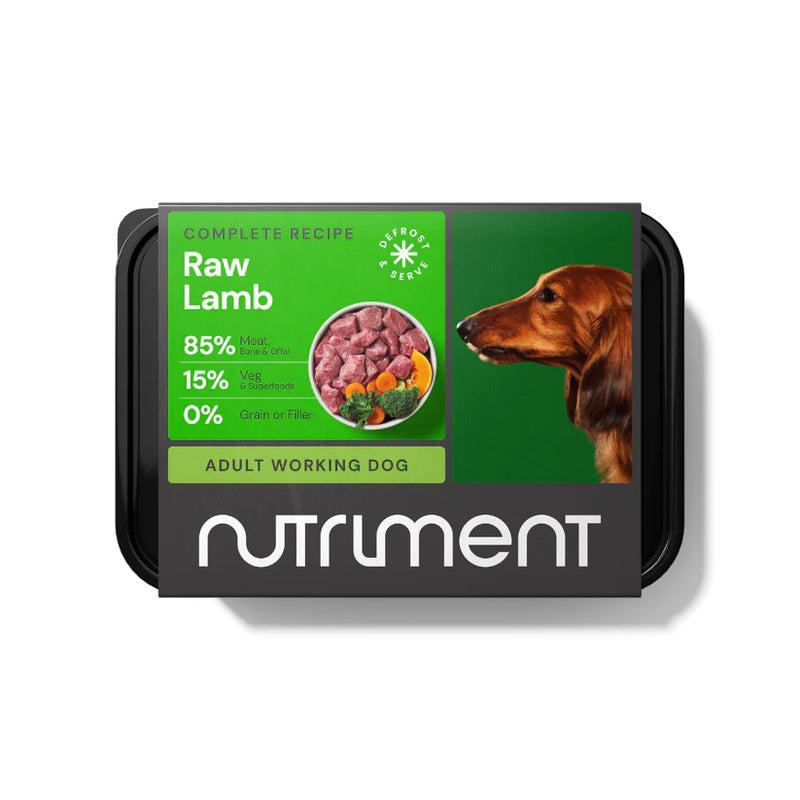 Nutriment Dog Raw Lamb 500g