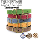 Ancol Timberwolf Leather Collar L