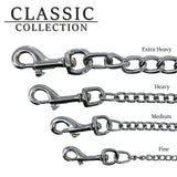 Ancol Heavy Chain Lead Tan Handle
