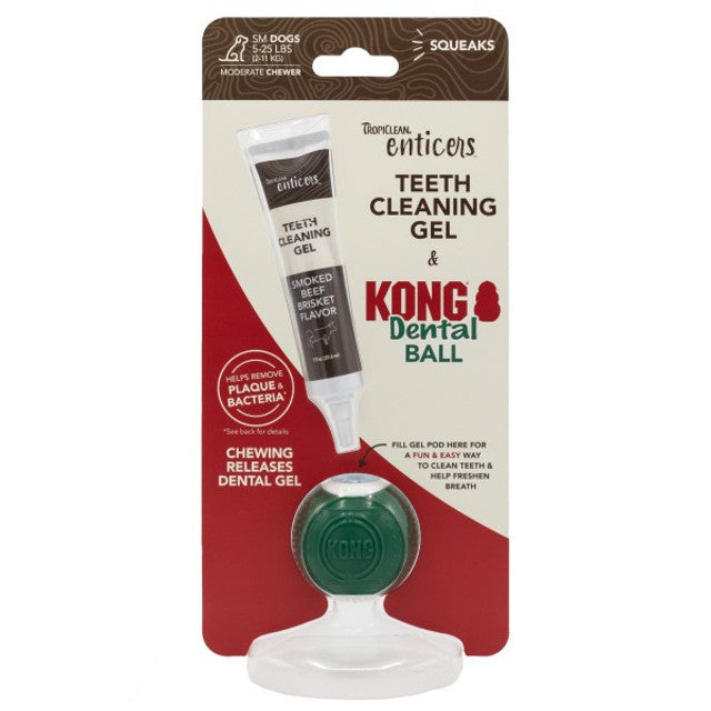 TropiClean KONG Dental Ball Kit Small