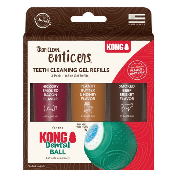 TropiClean Enticers for KONG Dental Ball