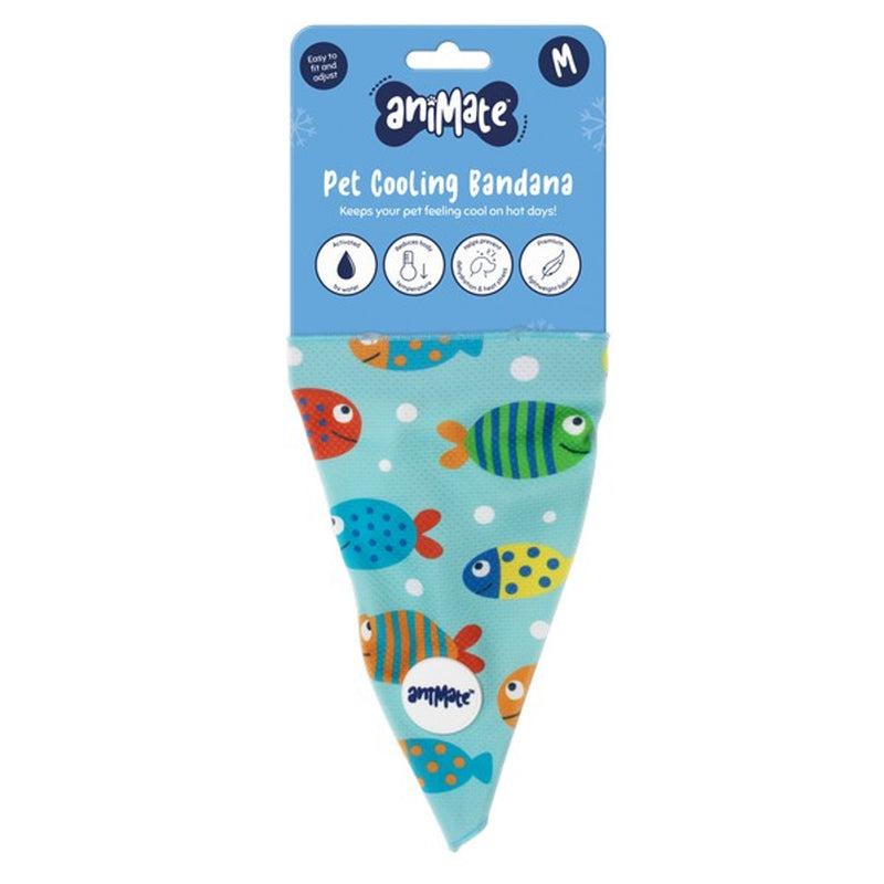 Animate Fish Cooling Bandana Medium