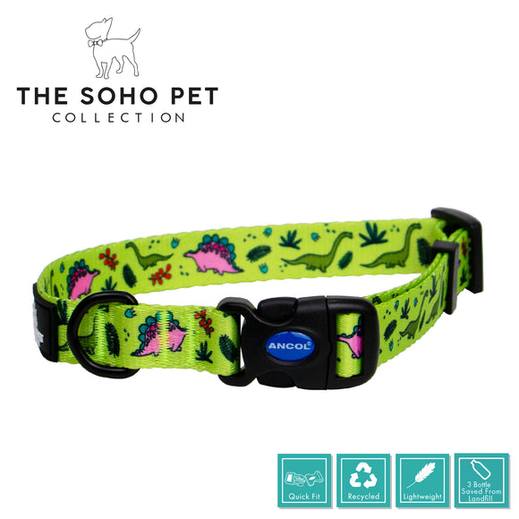 SOHO Dino Patterned Collar S