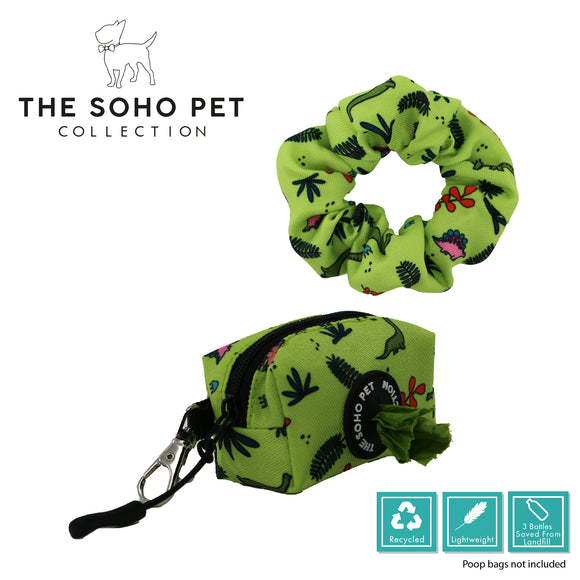 SOHO Dino Poop Bag and Scrunchie