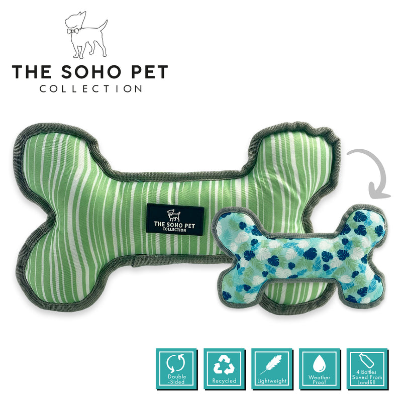 SOHO Stripe/Leaf Reversible Bone Toy