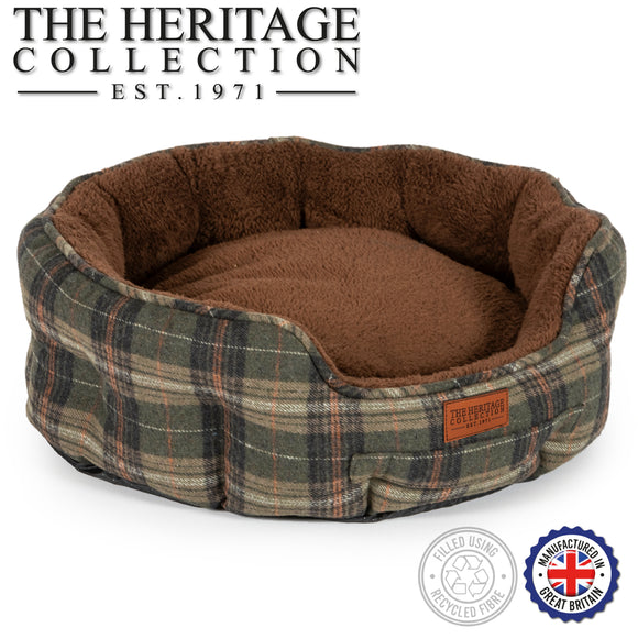 Ancol Heritage Tweed Nest Bed Large