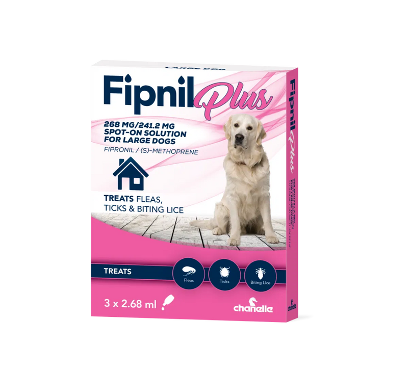 Fipnil Plus Spot On Flea & Tick Large Dog 3 x 2.68ml