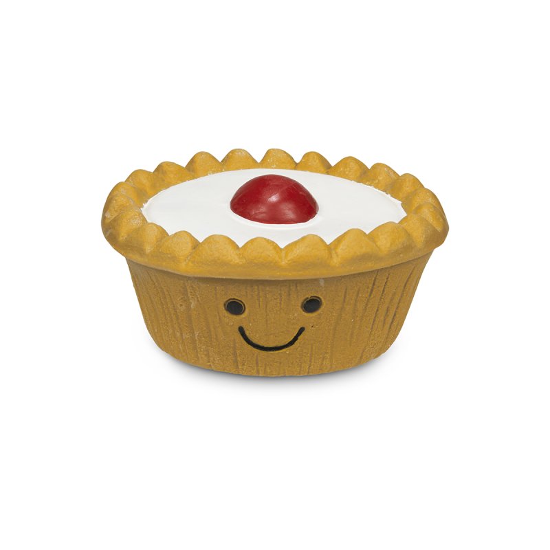 PETFACE CHERRY BAKEWELL LATEX DOG TOY