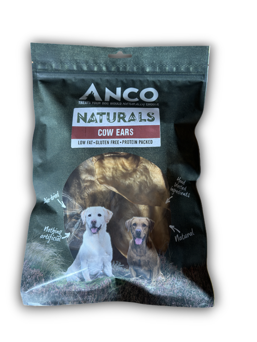 Anco Naturals Cow Ears 8pk