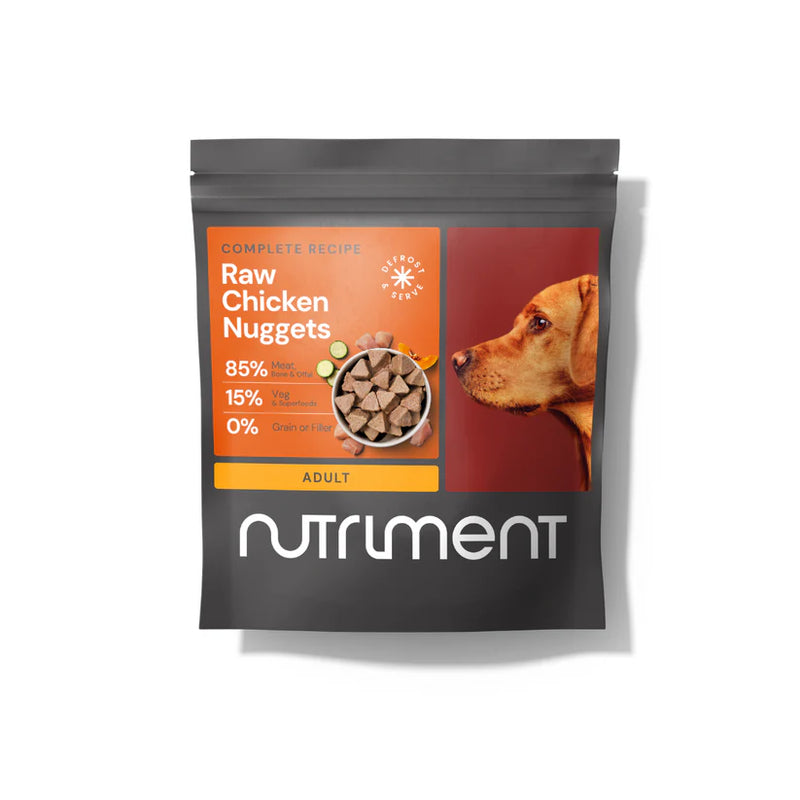 Nutriment Dog Raw Chicken Nuggets 1kg