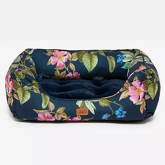 Joules Botanical Floral Box Bed Large