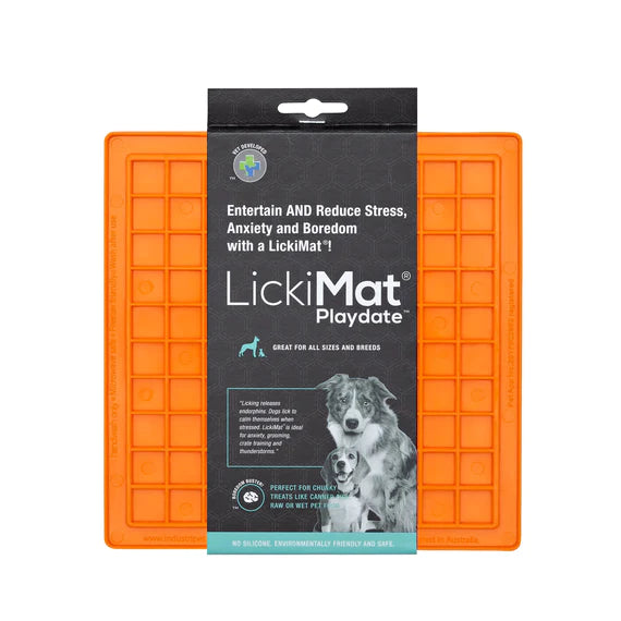 Lickimat Playdate Orange