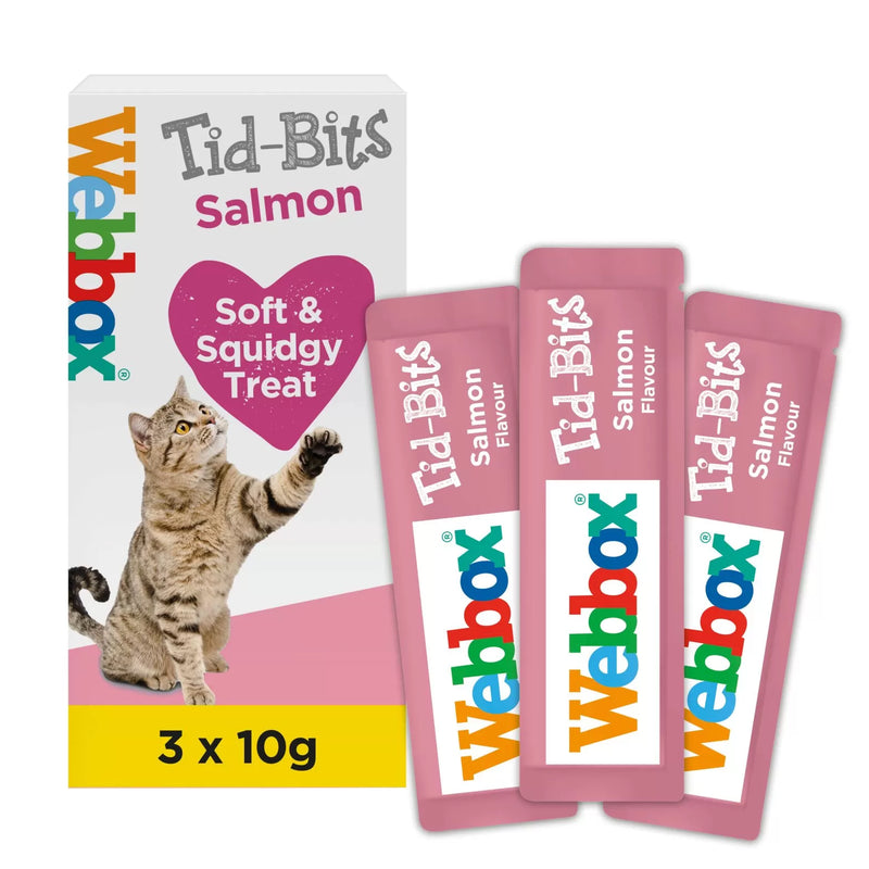 WEBBOX TIDBITS SALMON 30GX12PK