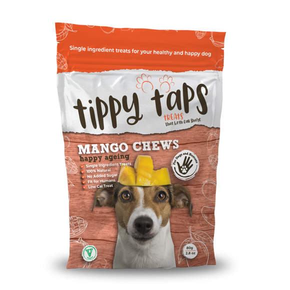 Tippy Taps Treats Mango Chews 80g