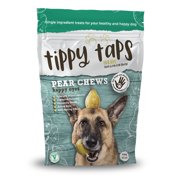 Tippy Taps Treats Pear Chews 100g