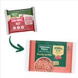 Natures Menu Frozen 100% Beef Block 400g