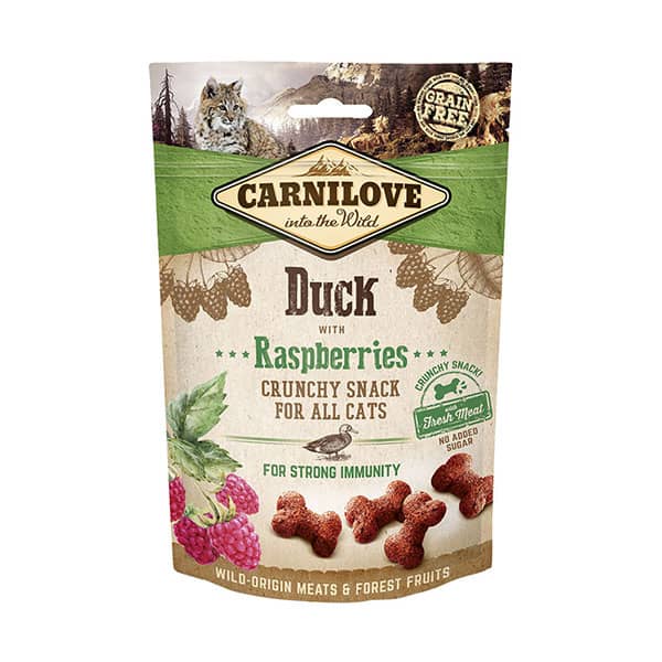 Carnilove Duck & Raspberry Cat Treat 50g