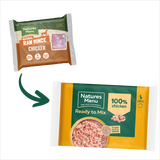 Natures Menu 100% Chicken Mince Block 400g