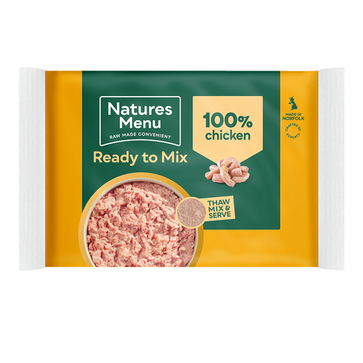 Natures Menu 100% Chicken Mince Block 400g
