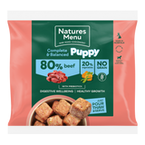 Natures Menu Puppy 80/20 Nuggets Beef 1kg