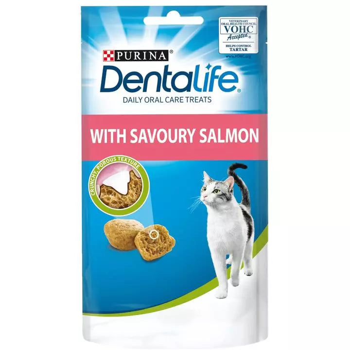 Purina Dentalife Salmon Cat Treats 40g