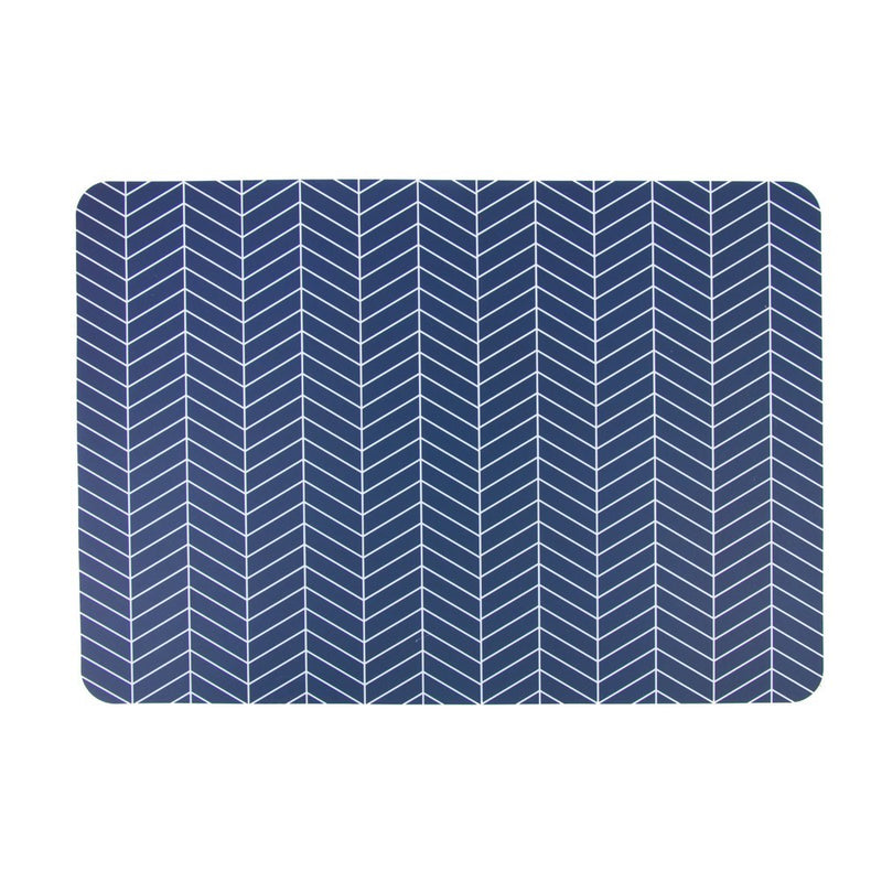 Great & Small Basic Mat Blue Zigzag