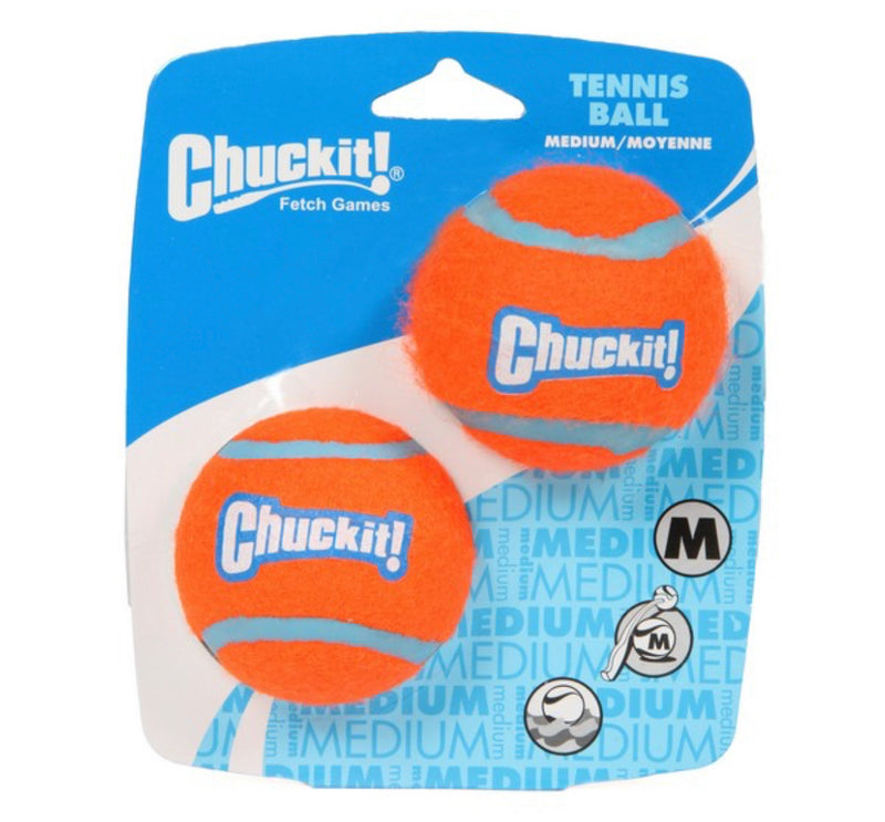 Chuckit! Tennis Ball 2 Pack Medium 6.5cm