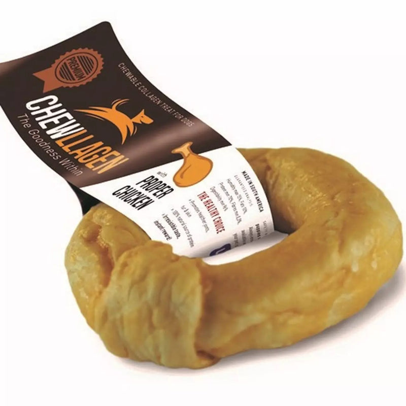 Chewllagen Collagen Donut 3.5 Inch Dog Chew
