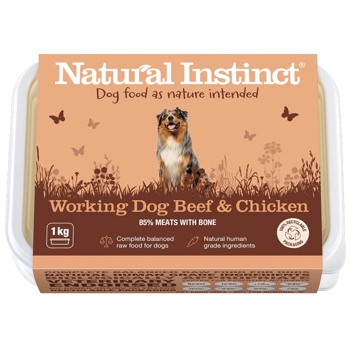 Natural Instinct Working Dog Beef and Chicken 1kg