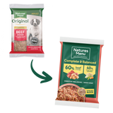 Natures Menu 60/40 Beef & Vegetable Block 300g