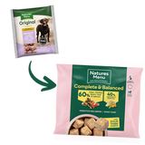 Natures Menu 60/40 Tripe, Chicken, Heart, Liver and Salmon with Veg Nuggets 1kg