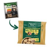 Natures Menu 60/40 Tripe, Chicken, Salmon & Vegetables Nuggets 1kg