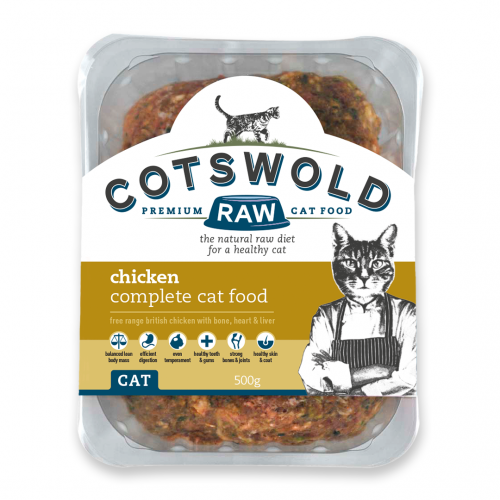 Cotswold Raw Cat Chicken 500g - Clearway Pets