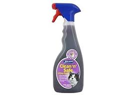JVP Clean N Safe Litter Tray Spray 500ml