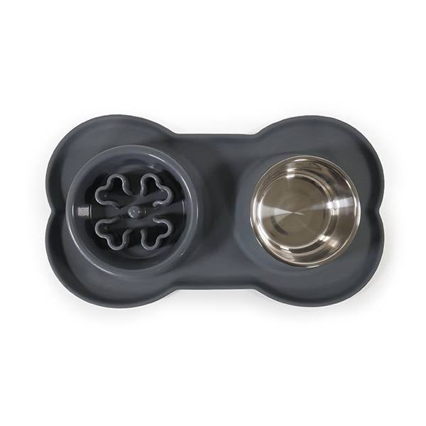 Silicone Double Diner Slow Feeder