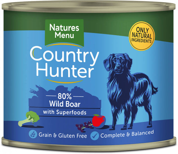 Natures Menu Country Hunter Wild Boar 600g