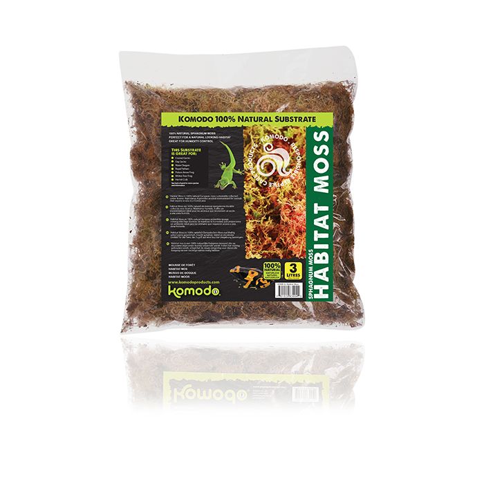 Komodo Habitat Woodland Moss 1.5L