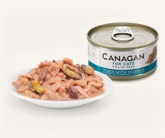 Canagan Cat Can Tuna with Mussels 75g - Clearway Pets
