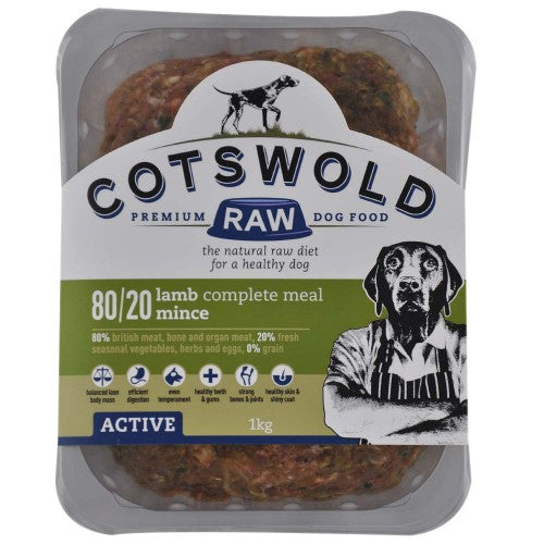 Cotswold Raw Lamb Mince 1Kg - Clearway Pets