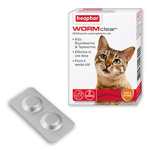 Beaphar WORMclear Cat for Cats up to 6kg - Clearway Pets