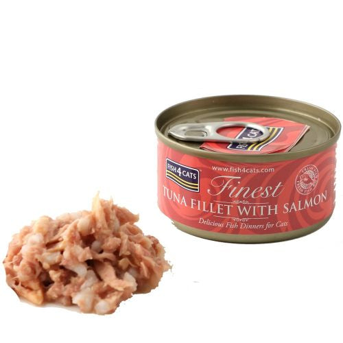 Fish4Cats Tuna Fillet with Salmon 70g - Clearway Pets