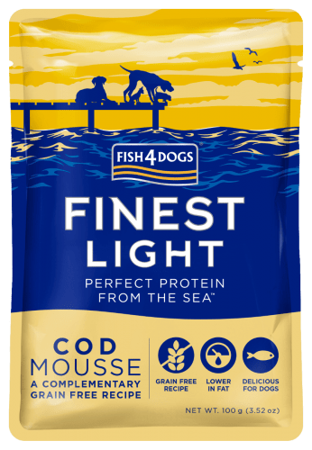 FISH4DOGS FINEST LIGHT COD MOUSSE 100g - Clearway Pets