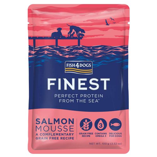 Fish4Dogs Salmon Mousse 100g - Clearway Pets